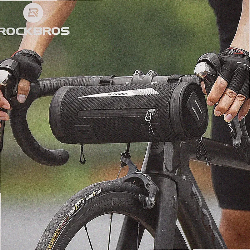 ROCKBROS 5 in1 Bicycle Bag Front Handlebar Rainproof Saddle Shoulder Storage Bag
